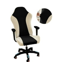Y YUNHSOM Gaming Chair Cover, Ergonomic Office Computer Game Chair Slipcovers(Black)