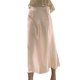 thumbnail image 1 of Gibobby faldas para mujer invierno con cintura elástica oculta de cintura alta de satén para mujer(Beige, L), 1 of 4
