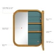 thumbnail image 2 of Beautiful Mirrored Medicine Cabinet, Warm Honey, 2 of 13