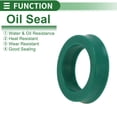 thumbnail image 3 of Anillo de Sello de Aceite Universal Labio UN de Unique Bargains Sello de Eje Rotativo 22.4x32.4x8mm Alta Presión TPU Verde 5 Pcs, 3 of 7