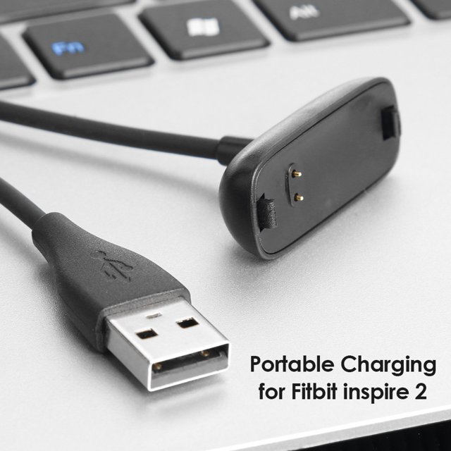 Kuymtek Cable de carga USB para reloj inteligente de 30 cm Cable de alimentación para Fitbit Inspire 2