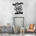 thumbnail image 2 of Craftnamesign Custom Sugar Skull Metal Sign, Custom Skull Wall Art For room Decor, 2 of 5