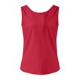 thumbnail image 4 of GEWSEY Yoga Tank Tops for Women Loose Fit Workout Shirts Sexy Open Back Activewear Athletic Clothes Soft Sports Tank Top (Red, M), 4 of 6