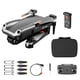 thumbnail image 3 of Sidaley Dron con cámara WiFi de 4 canales, cuadricóptero con Control remoto plegable recargable, fotografía aérea, avión rodante de 360 Accesorios para aéreos Negro 1 Celda Tipo 2, 3 of 6