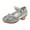 Silver, variant on Girls Dress Shoes Princess High Heel Mary Jane Glitter Shoes in Wedding Party for Toddler Little Big Girl