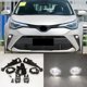 thumbnail image 2 of Faros antiniebla LED para coche para Toyota CHR C-HR 2020 2021 2022 Kit de faros antiniebla Cubierta de faros antiniebla Marcos de parrilla Cubiertas, 2 of 5