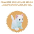 thumbnail image 5 of CSSAD Lunafex Robot Cat, Nicoo - My Realistic Robot Kitten, Nico My Realistic Robot Pet, Electronic Interactive Stuffed Cat - Walking, Barking, Tail Wagging, Lunafex Toby Robot Cat for Kids (White), 5 of 6