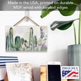 thumbnail image 2 of CounterArt "Cactus" Hanging Wood Wall Sign, 2 of 7