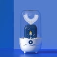 thumbnail image 4 of Cepillo de dientes eléctrico recargable para bebés en forma de U Diseño de dibujos animados Portátil 5 niveles Herramienta de limpieza de dientes sónicos Suministros para el cuidado de la boca Tipo 2 Eigraketly CE001596-02B, 4 of 7