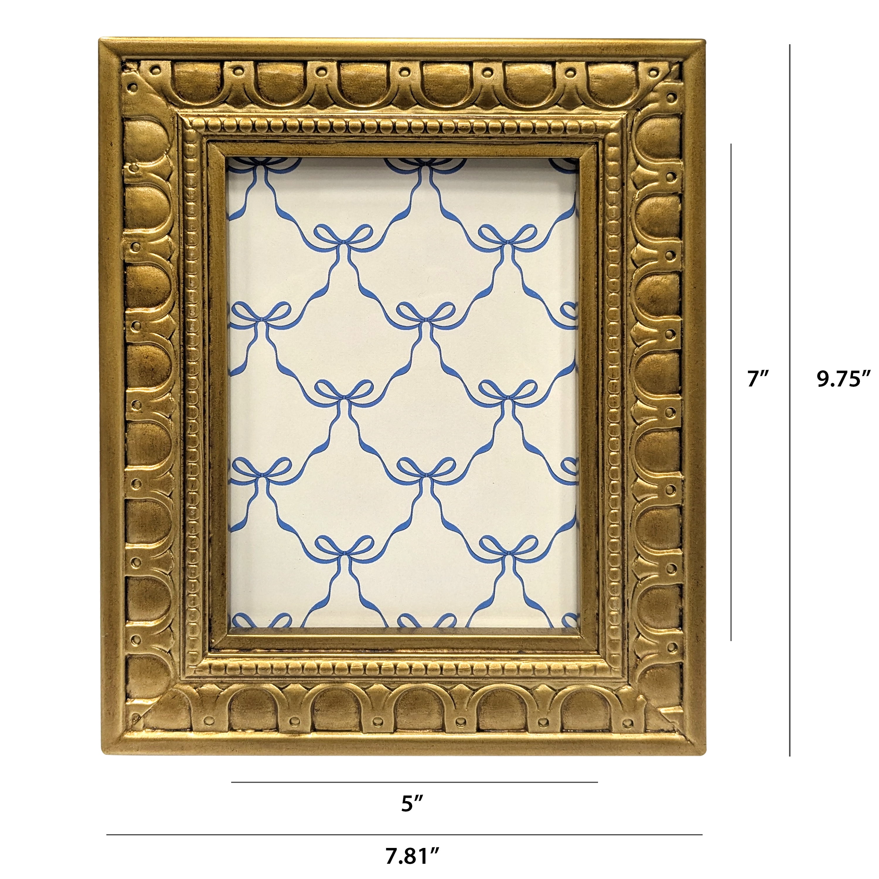 Bradley & Ballard - 5x7 inch Ornamental Arches Tabletop & Wall Photo Frame