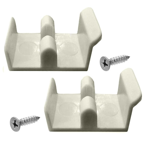 KP Kool Products - 1-5/8" Jamb Guide for Glass Shower Door Jamb Guide Used for Side or Bottom Replacement Not fits to All Rail-Rollers-Door, Please Refer Images 3 and 4 for Dimensions