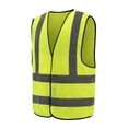 thumbnail image 3 of XL, Amarillo Chaleco Reflectante de Seguridad Varios Colores, Chaleco Reflectante Amarillo, Fluo Moto Auto, Alta Visibilidad, 3 of 5
