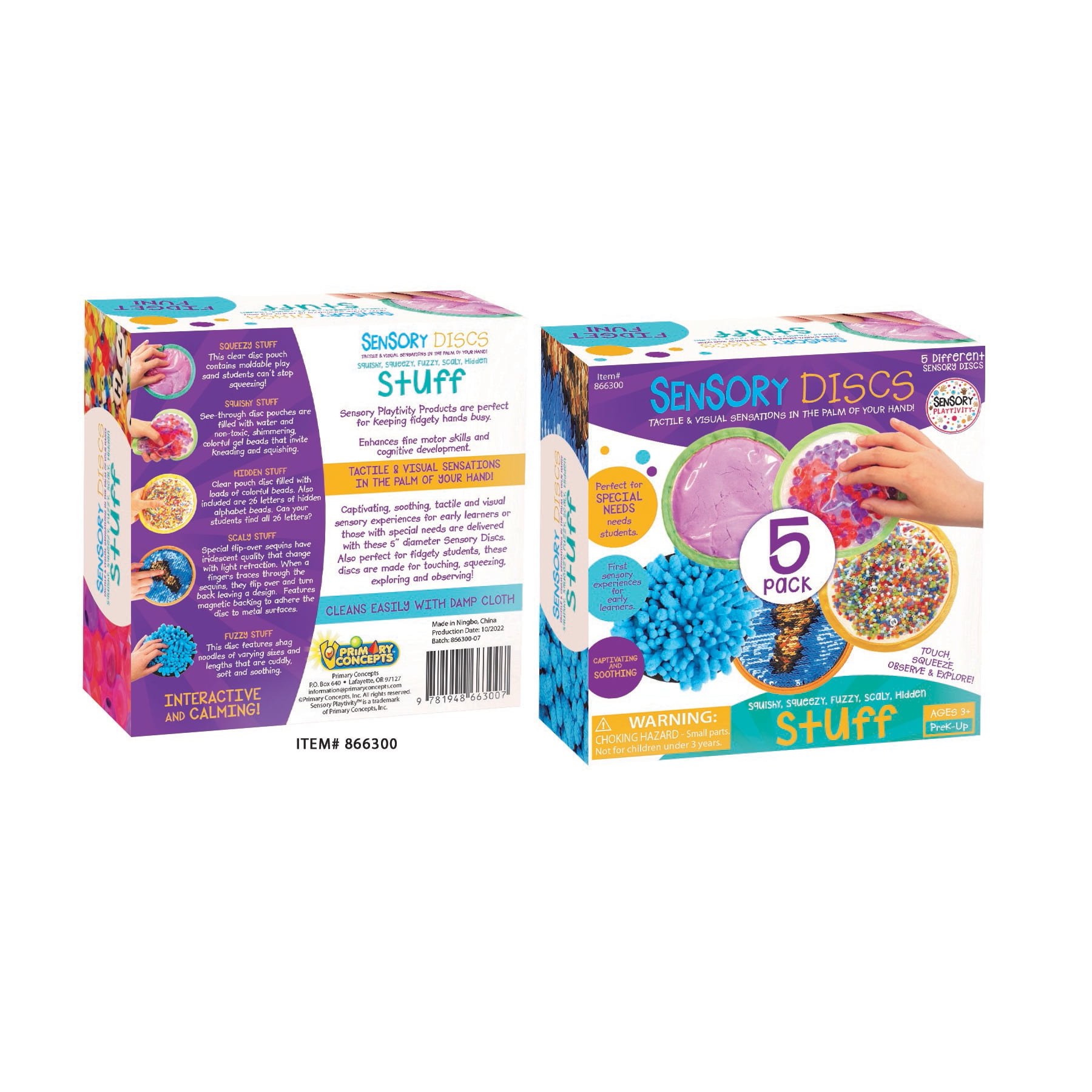 Sensory Playtivity Sensory Discs, Set of 5