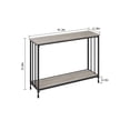 thumbnail image 3 of Ourlova Console Table. Console Table. Industrial Sofa Table Narrow Entry Table With Storage Shelf And Metal Frame. Sofa Back Table. Living Room Foyer Table, 3 of 8