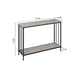 thumbnail image 3 of Industrial consola mesa: narrow entry mesa con almacenamiento estante y metal frame para sala de estar foyer, 3 of 8