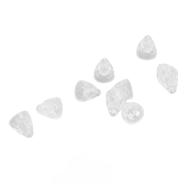 Open Domes, High Translucency Earplug Domes 10pcs Reusable for Hearing Impaired for Replacement 6mm Small,8mm Medium,10mm Large
