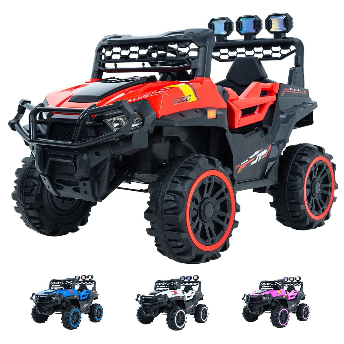 Buggy Blanco Montable Funzone 12v Ccr Buggy Chico Carro Buggy