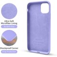 thumbnail image 4 of Upgraded Slim Fit iPhone 11 case, Premium Silicone Phone Case, Full Body Shockproof Protection Cover Anti-Scratch&Fingerprint for iPhone 11 with Comfortable Grip, 6.1 inch, Light Purple, 4 of 15