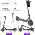 thumbnail image 2 of Superrio 2020 Portable Electric Scooter-350W Motor Rechargeable Folding Scooter for Teenagers and Adults with Headlight and Hand Brake, 2 of 3