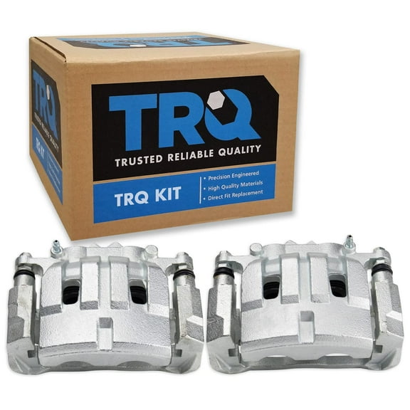 TRQ Front Brake Caliper Set Fits 2014-2019 Jeep Cherokee CLA32308