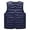 Navy Blue, variant on comerut Men Winter Vest Coat V Neck Padded Thick Solid Color Sleeveless Single-breasted Cardigan Casual Plus Size Warm Windproof Men Waistcoat