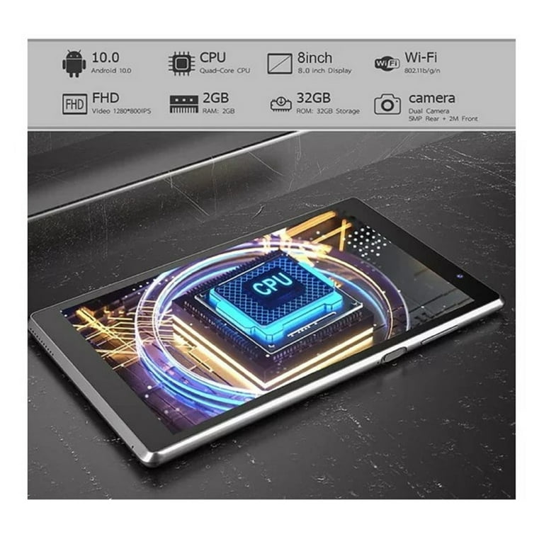 Coopers 8 inch Small Tablet, Android 11, Quad Core, 2GB/32GB