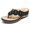 Black, variant on Ruimatai Women's Sandals Summer Women Shoes Slope Heel Low Heeled Sandals Plus Size Casual Slippers Flip Flops