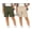 Green+Beige, variant on Teen Boys School Uniform Shorts 2PC (5-15), Casual Summer Cargo Shorts with Multi-pockets Gray 12-13 Years