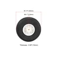 thumbnail image 3 of RC Airplane Wheels - 6Pcs RC Airplane Aircraft Sponge Wheels 1.77 inch x 0.1 inch, 3 of 3
