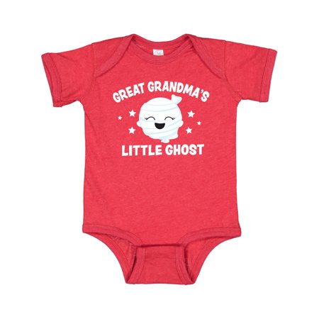 

Inktastic Cute Great Grandma s Little Ghost with Stars Gift Baby Girl Bodysuit