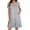 Gray_Strip, variant on Avidlove Women Zipper Front Robes Short Sleeve House Coat Zip Up Short Loungewear Dress with Pockets Nightgown Sleepwear Bathrobes