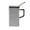 Gray, variant on Homellea 550 ml Refrigerator Shaped Ceramic Mug, 5.31 Inch Yellow Novelty Coffee Cup with Lid and Stainless Steel Straw for Iced Coffee, Tea, Milk, Juice, Office Desk and Kitchen Counter