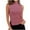 Watermelon Red, variant on YYDGH Women's Mock Neck Tops Ribbed Knit Sleeveless Tank Tops Basic Slim Fitted Shirts Black M