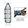 thumbnail image 4 of HELLHERO Knitting and Sewing Theme Ironing Board Cover 15x54 Standard Size Padding Decorative Covers for Ironing Board Padded Iron Cover Daisy Iron Table Cover with Elastic Edge, 4 of 5
