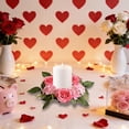 thumbnail image 6 of HuiXinOu Silk Rose Wreath with Candlestick - Artificial Floral Arrangement for Wedding, Party, Table Decor, February 14 Romantic Ambiance, Home Celebration, 6 of 6