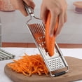 thumbnail image 3 of HomeLife Vegetable Slicer Stainless Steel Food Slicer Removable Blade Kitchen Slicer Vegetable Cutter for Salads Cheese Fruit, 3 of 13