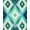 Teal, Pattern 2, variant on ODIKA 4' x 6' Machine Washable Non-Slip Area Rug, Geometric Diamond High Traffic Rug, Teal, 217248