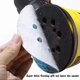 thumbnail image 2 of 140Pcs Orbital Sander Sandpaper 5 Inch 8 Hole Sanding Disc Sand Paper 320 Grit for Anti Blocking Rhombus Sanding Discs, 2 of 5