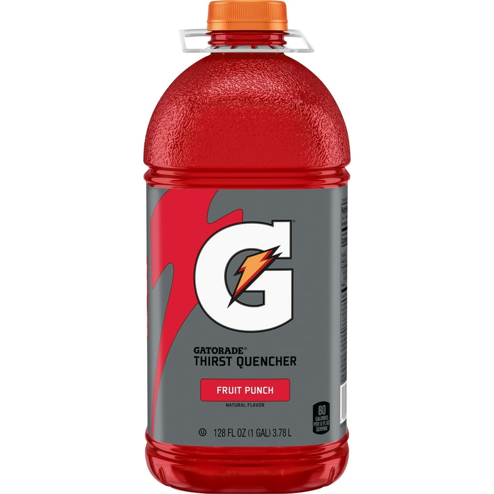Gatorade Thirst Quencher Sports Drink, Fruit Punch, 128 oz Bottle
