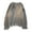 Grey, variant on Men Fall Winter Sweater Ripped Tassel Solid Color Fringe Round Neck Knitted Mid Length Loose Long Sleeve Soft Warm Pullover Men Sweater