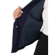 thumbnail image 5 of Blazer de talgrande pamujer con cuello en V y panel de muescon botón Business Cropped Blazers Azul marino XL, 5 of 6