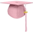 thumbnail image 5 of Misscom Matte Graduation Cap Gown Set with 2025 Tassel for High School and Bachelor Graduation dress robe ,pink,42FF(4 '9 "to 4' 11" ), 5 of 5