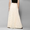 thumbnail image 2 of SHCKE Womens Floral Lace Elastic Long Skirts A Line Summer Skirt Long Maxi Skirts Elastic Waist Long Maxi Skirt Beach A-Line Dress, 2 of 4