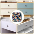 thumbnail image 5 of 4 Pieces Set Drawer Pulls Handle Square Wardrobe Cabinet Knobs with Stainless Steel Screws Furniture Kitchen Decor, 5 of 5