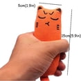 thumbnail image 3 of Juguetes interactivos de hierba gatera suave para mascotas, juguete de perro con sonido de crujido, Limpieza de dientes, muñeco divertido para masticar, almohada de pulgar de felpa, accesorios para ma, 3 of 4