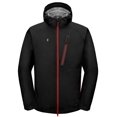 thumbnail image 3 of Little Donkey Andy Men's High-performance Waterproof Rain Jacket Ultra Lightweight Outdoor Rain Coat Shell for Golf Black S, 3 of 7