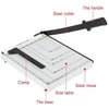 12 Inch Paper Trimmer or Paper Cutter A4 B5 A5 B6 B7 Cut Length 12 Sheets Capacity Office School Home Supplies