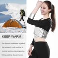 thumbnail image 3 of Women Seamless Sauna Suits Body Shaper Fitness Leggings Waist Trainer Slimming Shirts Shapewear SetsL, 3 of 5
