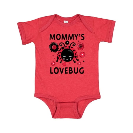 

Inktastic Valentine s Day Mommy s Lovebug Gift Baby Boy or Baby Girl Bodysuit