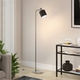 thumbnail image 4 of Henn&Hart 15" Nickel Metal Floor Lamp, 4 of 9